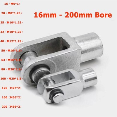 SC Air Cylinder Rod Clevis End Female Thread Y Connectors  Accessory 16-200 Bore