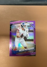 2025 Panini Prizm - Micah McFadden #95 Purple Prizm /125