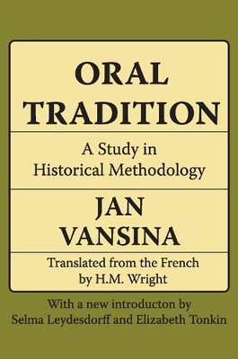 Oral Tradition - 9780202308197