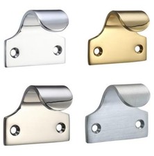 Sash Window Pull Lift Handle in Various Finishes with Screws 5 FINISHES -50x50mm