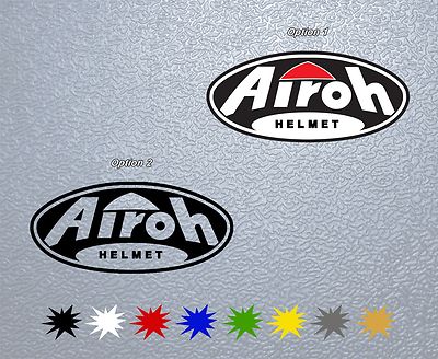 MOTORCYCLE STICKER PEGATINA DECAL VINYL Airoh Helmet