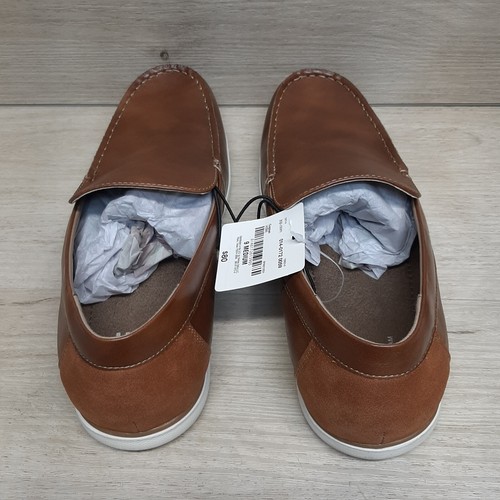 JF Ferrar Size 9 M Kenwood Cognac Men's Loafers Shoes NEW in Box - Picture 7 of 20