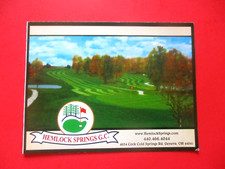 vtg - Golf Scorecard - HEMLOCK SPRINGS GOLF COURSE gc - Geneva OH