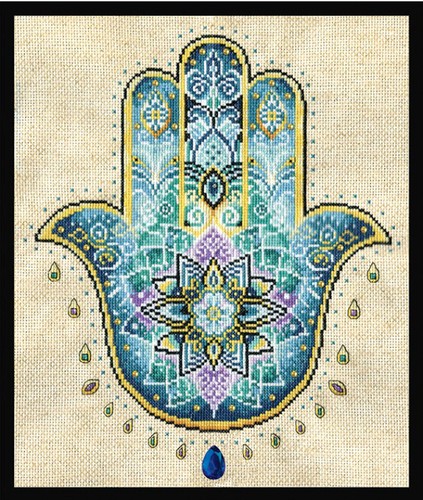Cross Stitch Kit ~ Design Works Hamsa Hand #DW3569 - Picture 2 of 4