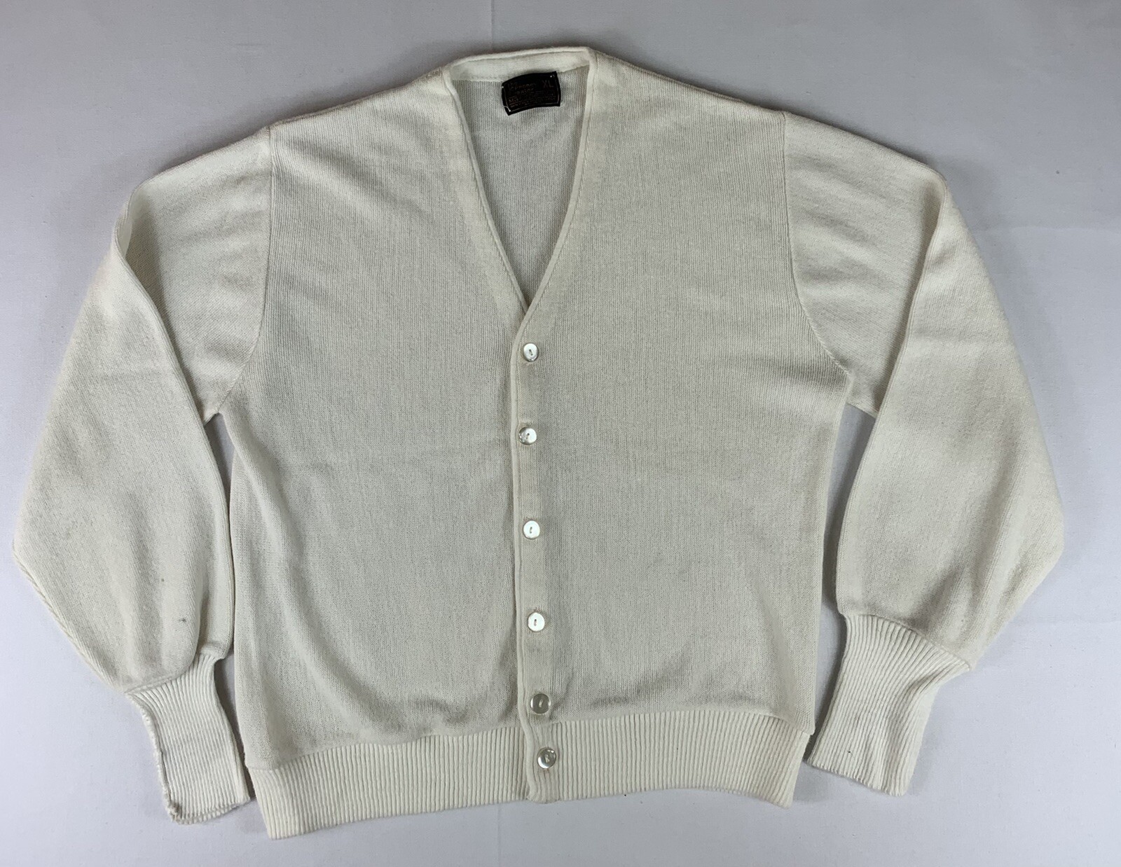 JCPenney Sweater Ivory Cardigan 