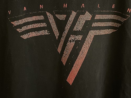 Van Halen Red logo Black 100% Cotton T Shirt Small Medium Unisex - Picture 3 of 4