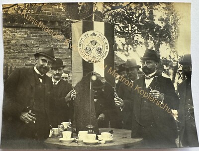 orig. Foto Lehnin Kloster Potsdam 1904 Section Berlin DAV Deutscher Alpenverein 