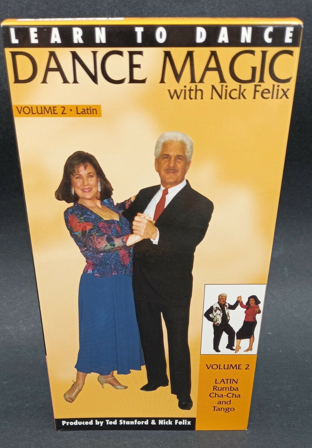 LEARN LATIN DANCE instructional VHS Nick Felix LATIN, RUMBA,CHA CHA and