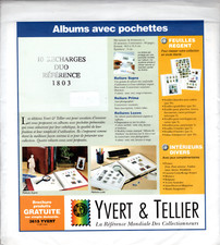 YVERT ET TELLIER FRANCE SUPRA  PAGES  NEUVE  REF. 1803     3 POCHES