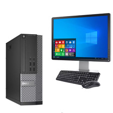 Dell Optiplex 7020 Computer Set PC Core i3 Desktop 8GB RAM 240GB SSD Windows 11