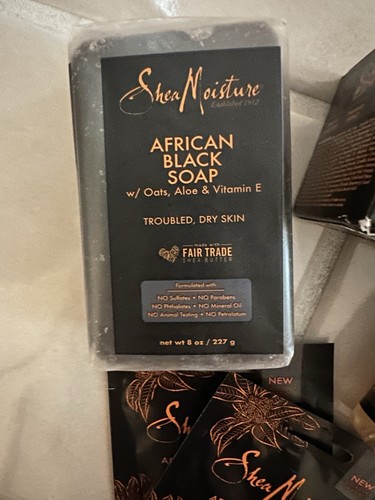 Shea Moisture Lot~5 African Black Soap Products For Blemish Prone Skin Acne~New - Picture 12 of 20