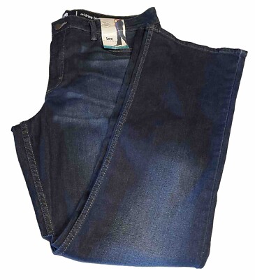 Lee Riders Women's Regular Fit Midrise bootcut Jeans size 18 m deep Dye NWT New