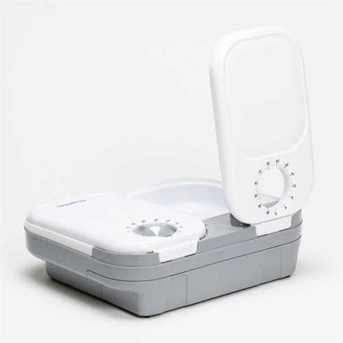 2 Meal Automatic Cat Feeder Modern Food Dispenser 2 Timer Operated Compartments van hoge kwaliteit