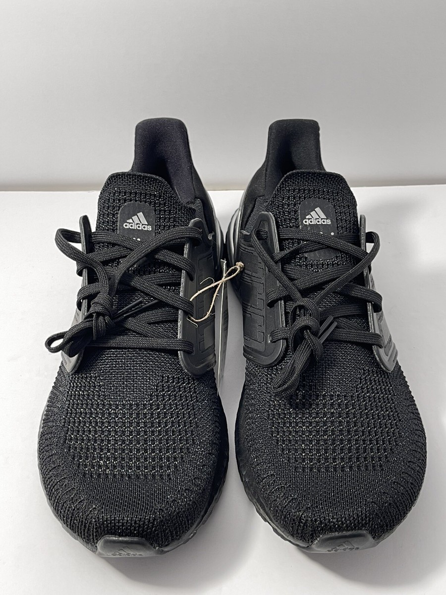 Adidas Ultra Boost 20 Black Silver Metallic Men Size 8-13