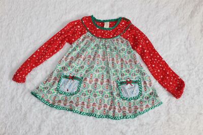 Matilda Jane Cold Winter's Night Pajama Top Long Sleeve Girl's Size 8 H11668