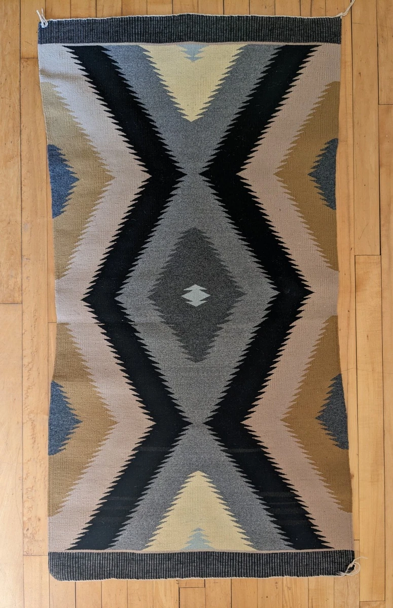 Navajo Rug Eye Dazzler Wool Blanket