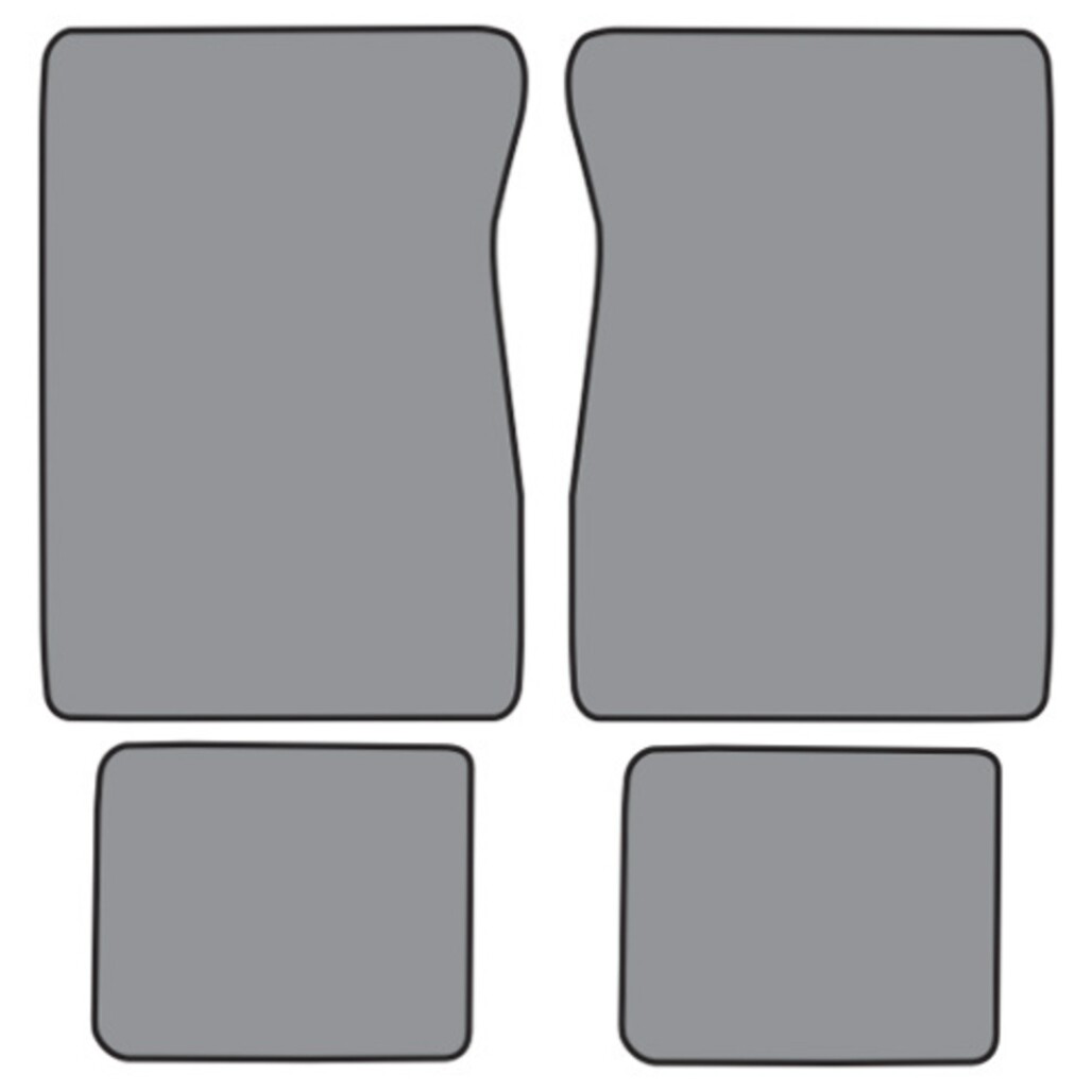 Floor Mats for 1974 GMC C25/C2500 Crew Cab (FM10F FM18R) Cutpile 4Pc