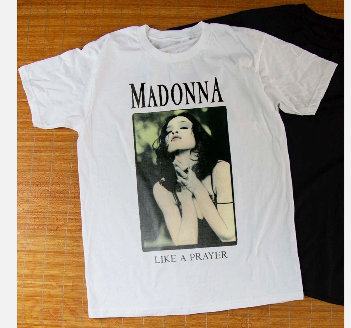 Madonna - Like A Prayer Song Music Black Unisex T-shirt Size