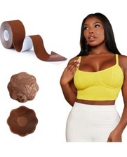 XL Boob Tape  2 Pcs Petal Backless Nipple Cover Set lace Breast Petal qty 2