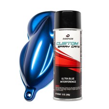 Ultra Blue Interference Aerosol Pearl Spray Paint - Ghost Pearl Spray Paint 12oz
