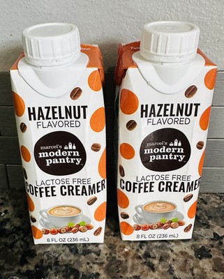 Hazelnut Dairy Free Creamer- 2 Cartons Of 8 Oz Each- Coffee Creamer Marcel s 