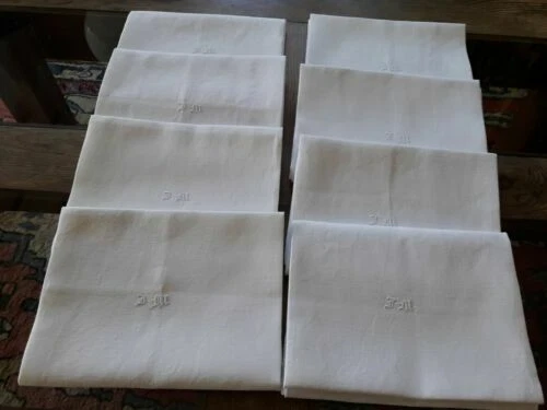 Textiles anciens Art nouveau blancs