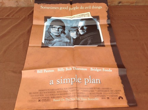 1998 A Simple Plan Original Movie House Full Sheet Poster