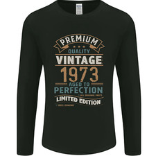 Premium Vintage 53rd Birthday 1973 Mens Long Sleeve T-Shirt