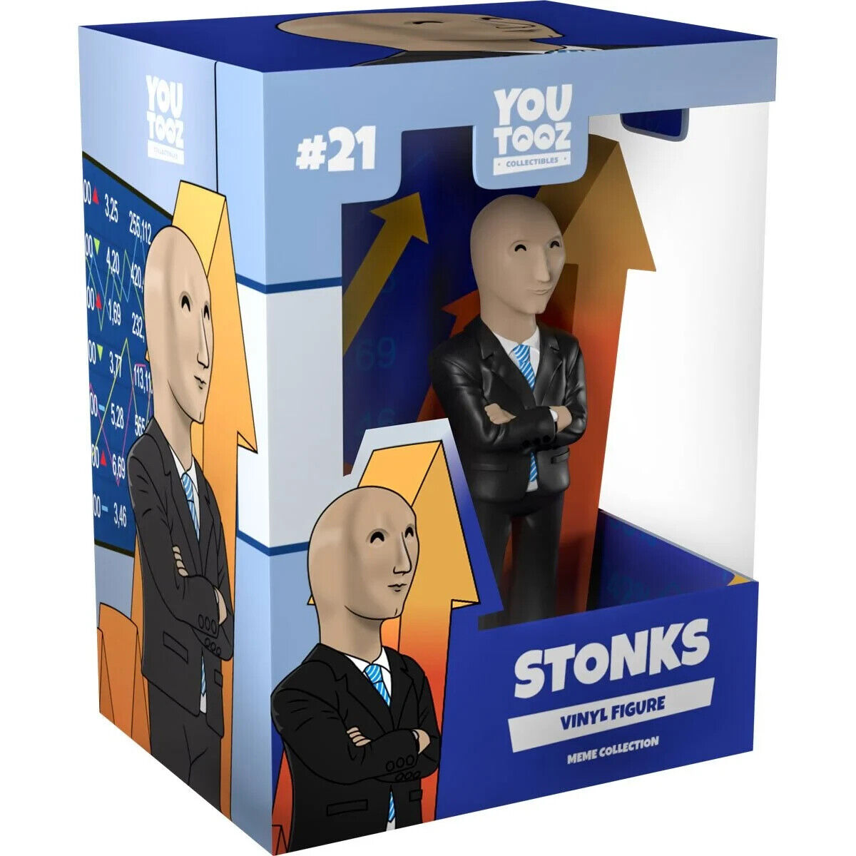 YouTooz: Meme Collection: Stonks Vinyl Figure #21 WSB Wall YouTooz: Meme Collection: Stonks Vinyl Figure #21 WSB Wall