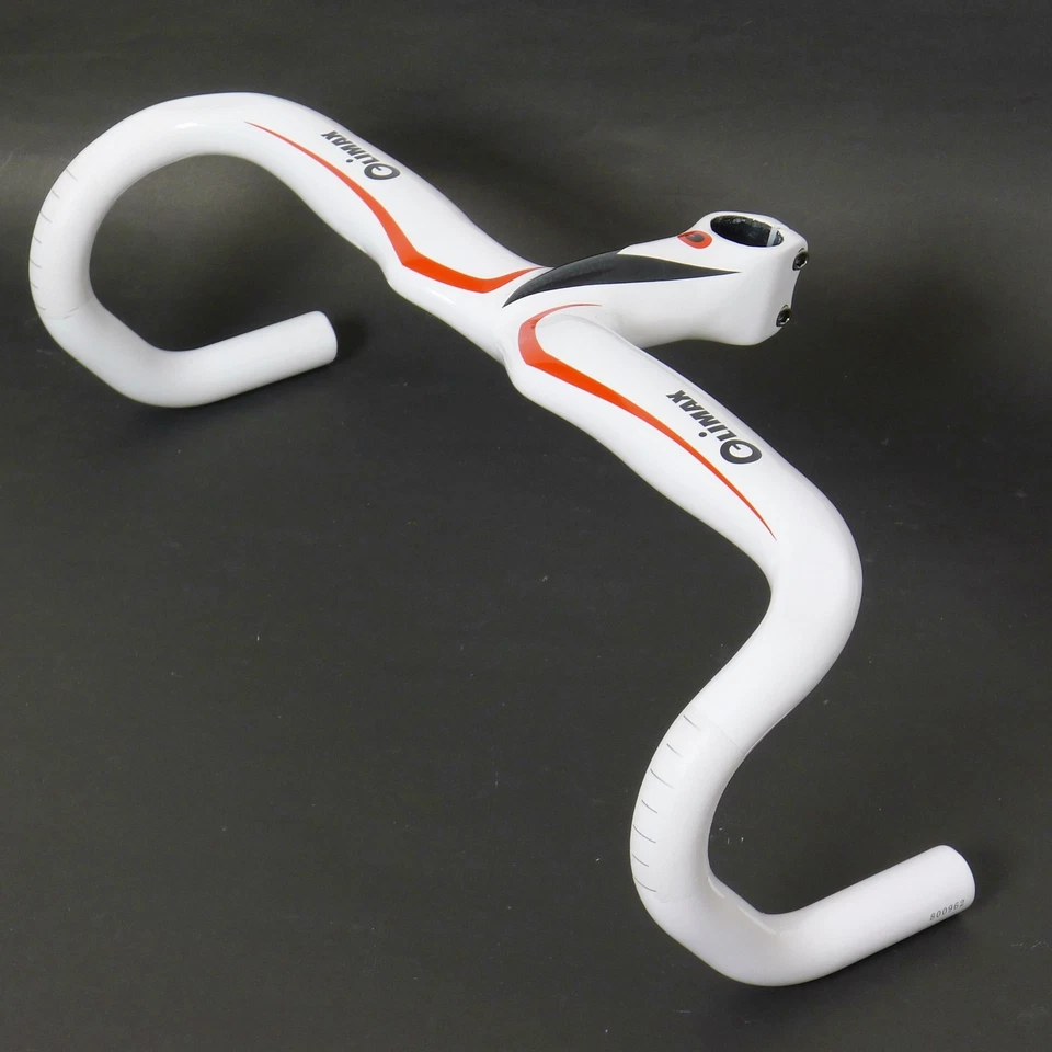 mr-ride 42x10cm 335g Climax 3K Carbon Integrated Handlebar stem HR03B White - Image 4 of 4