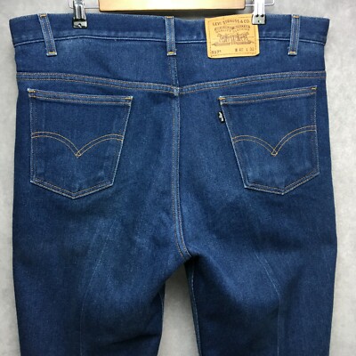 Vintage Levis 517 Mens Jeans Blue size 38 to 40x32 Black Tag - Main Image