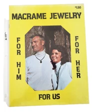 1975 Macrame Jewelry For Him For Her For Us Necklace Patterns Craft Book