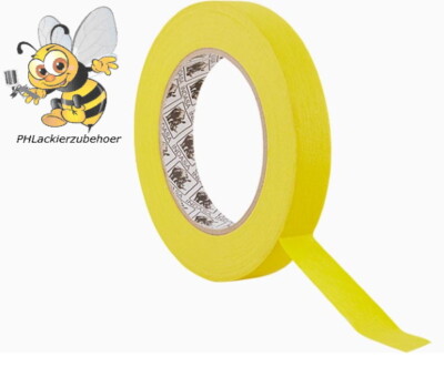 Indasa MTY Yellow 18mm x 50m 110°C Abdeckband Masking Tape Malerkrepp #246