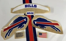 Bills Full Size Football Helmet Decals Speed Set !  Highest Quality!! 20 Mi