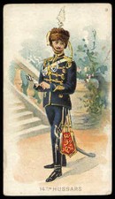 American Tobacco Co. - 'Military Uniforms C.  (T.413)' (c1895) - 14th Hussars