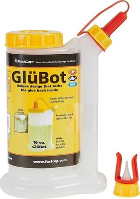 Fastcap Glubot 16 oz Easy Squeeze Glue Dispenser Bottle For Woodworking From USA