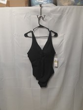 Ladies Designer Black Bathing Swim Suit Anne Cole Size 14 ORG 106 NWT RackD 2 