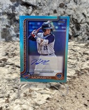 2025 Topps Pro Debut Nick Morabito Aqua Foil Parallel Auto /75
