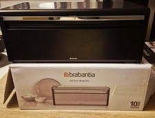 Brabantia Fall Front Bread Bin – Large Countertop Storage Box forMatt Black