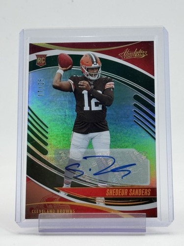 2025 Panini Absolute Shedeur Sanders Base (RAW)
