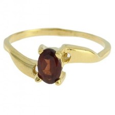 Ring J-01 Sterling Silver Garnet Stone ring Jewelry