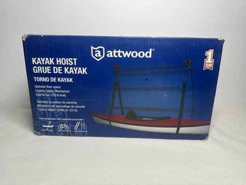 ATTWOOD KAYAK HOIST SYSTEM BLACK NEW IN BOX