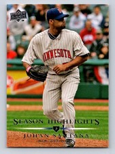 2008 Upper Deck #743 Johan Santana New York Mets