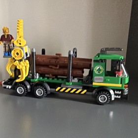 LEGO CITY: Logging Truck (60059) minifigures, instructions, retired set