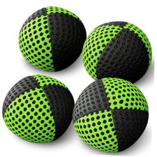 4 pcs Juggling Balls Set for Beginners and Professionals Durable Green,Black