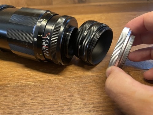 Fast Neu W/Schutzhülle Sankyo Kohki Komura 300mm F/5 Tele Objektiv Uni M42/ - Bild 9 von 22