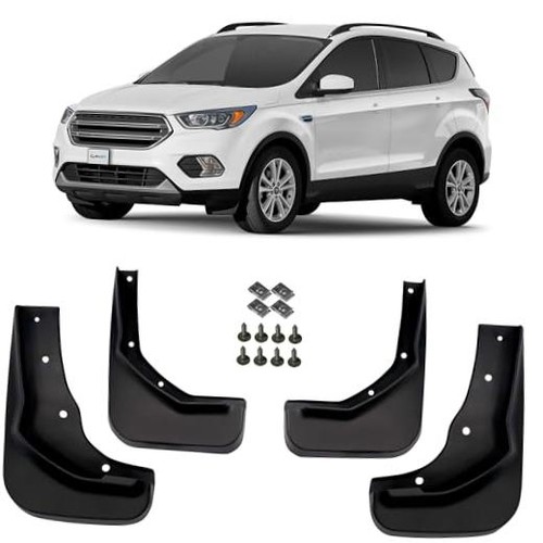 Handcrafted Mud Custom Fit Mud Flaps Compatible with Escape 2013-2019, 4 pcs, For ...
