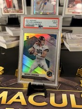 2021 Panini Mosaic Trevor Lawrence Rookie Variation Silver Prizm #301V PSA 9