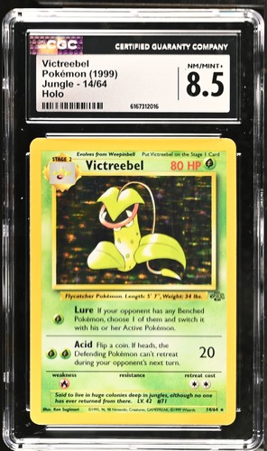 Victreebel (Unlimited) graded CGC 8.5 for sale on eBay