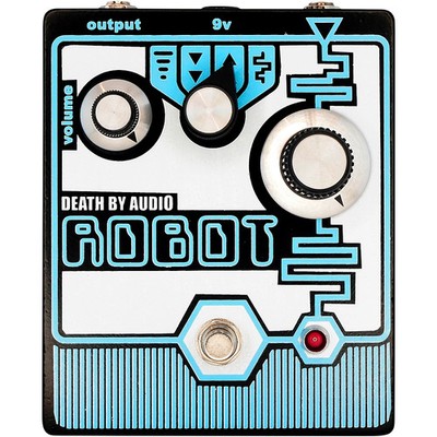 DEATH BY AUDIO Robot Lofi Pitch Shifter Effects Pedal Black and Blue
